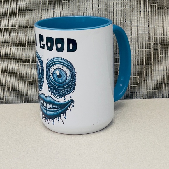 Custom Made Expressive Face Ceramic Mug (15 oz) - Picture 3 of 4